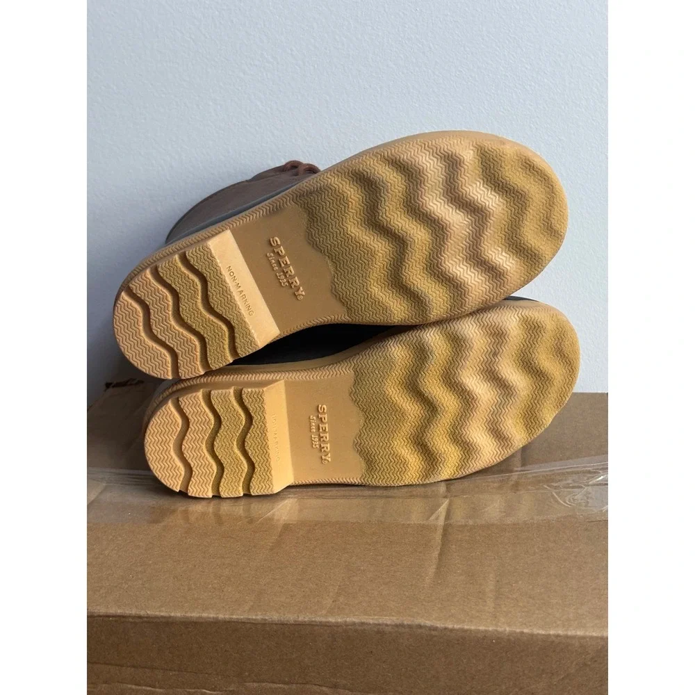 Sperry Brown Port Duck Boots Kids Size 2M